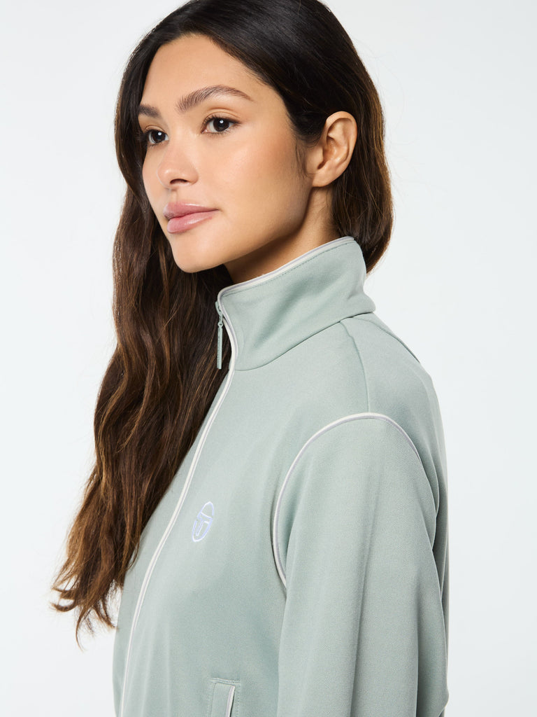 Terina Track Jacket- Slate Gray