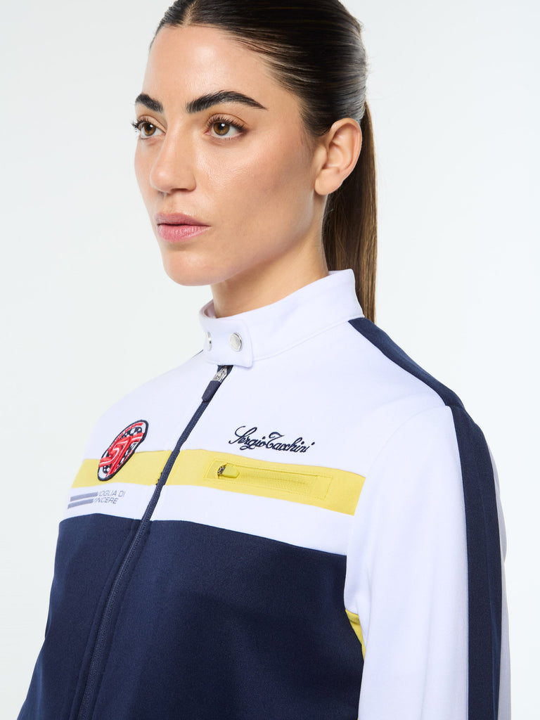 Women's Corsa Track Jacket- Maritime Blue