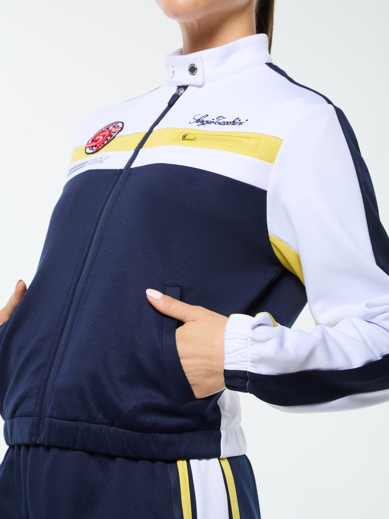 Women's Corsa Track Jacket- Maritime Blue