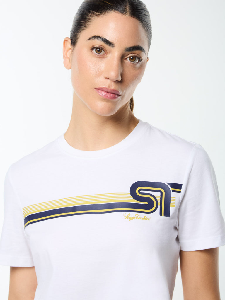Women's Corsa T-Shirt- Brilliant White