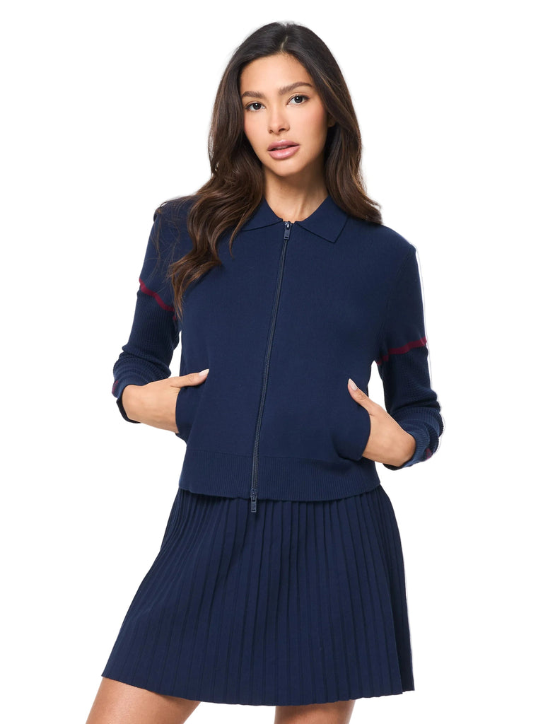 Nota Knit Jacket- Maritime Blue