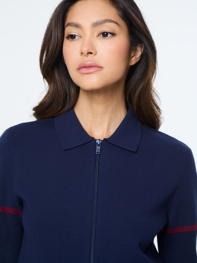 Nota Knit Jacket- Maritime Blue