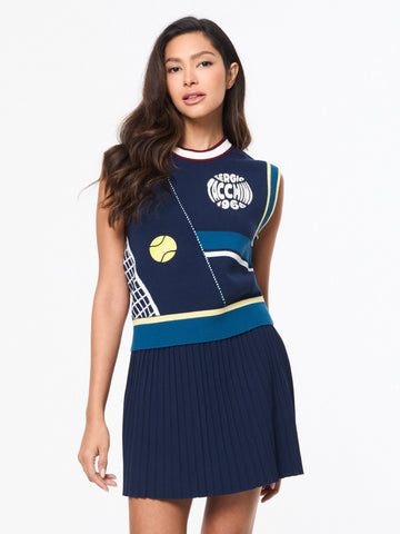 Nota Knit Vest- Maritime Blue