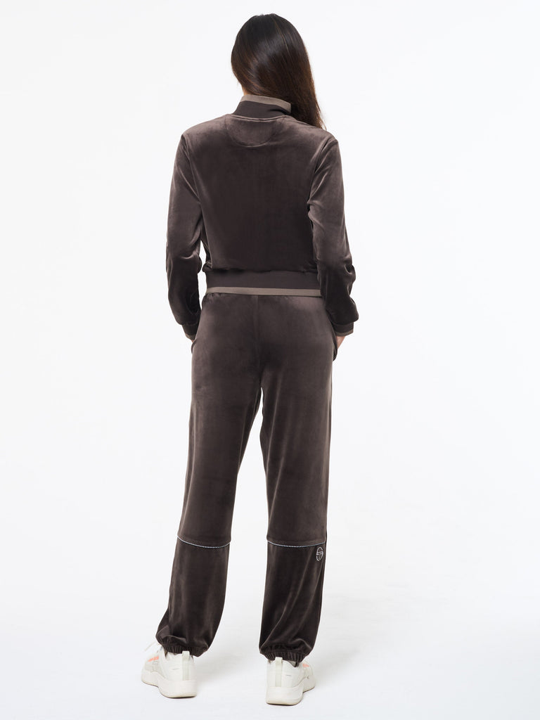 Leta Velour Jacket- Mulch