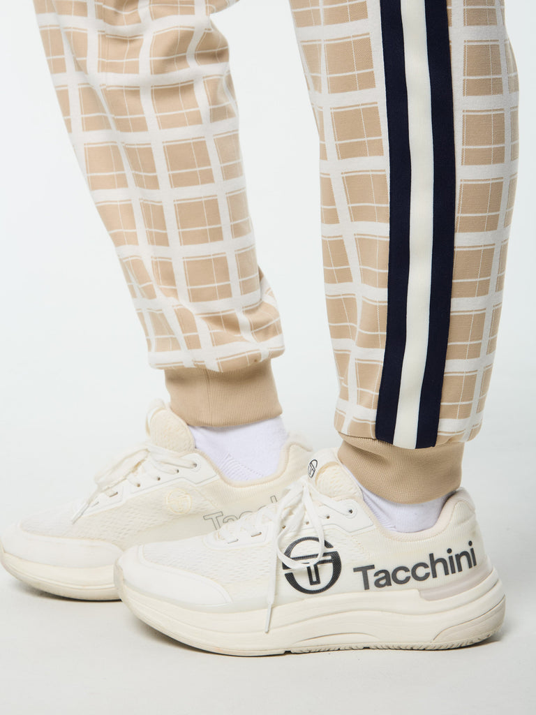 Women's Damarindo Check Track Pant- Humus