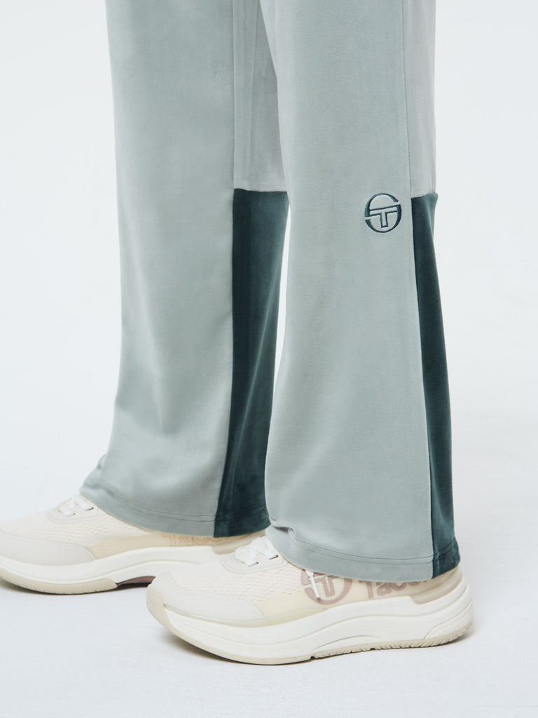 Lina Velour Track Pant- Green Gables