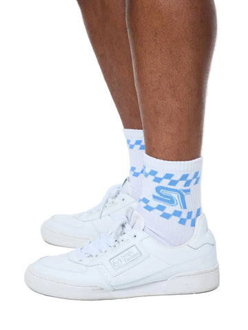 Corsa Sock- Brilliant White