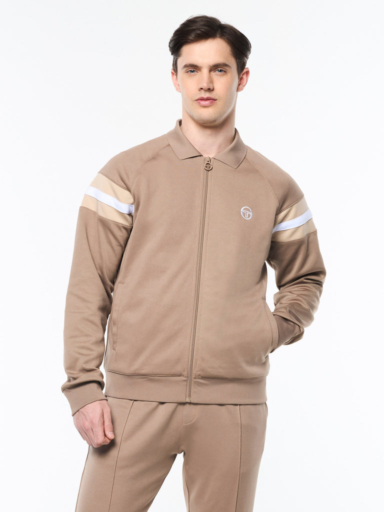 Rimini Track Jacket- Taupe Grey