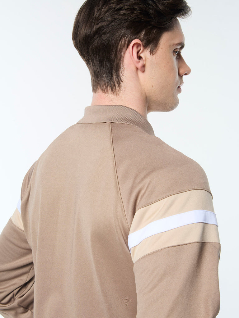 Rimini Track Jacket- Taupe Grey