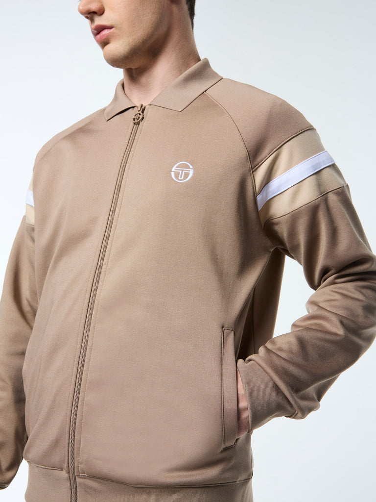 Rimini Track Jacket- Taupe Grey