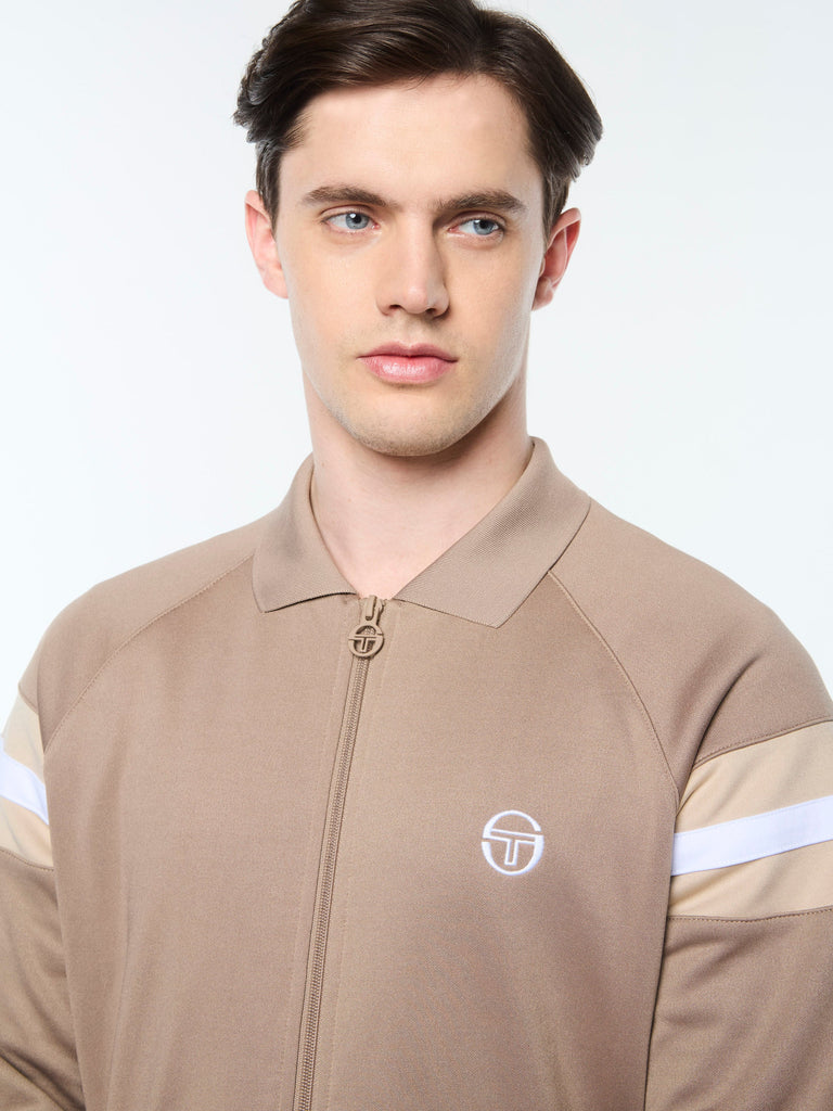 Rimini Track Jacket- Taupe Grey