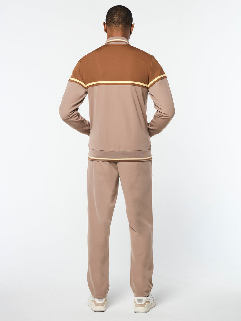 Olmi Track Jacket- Taupe Grey