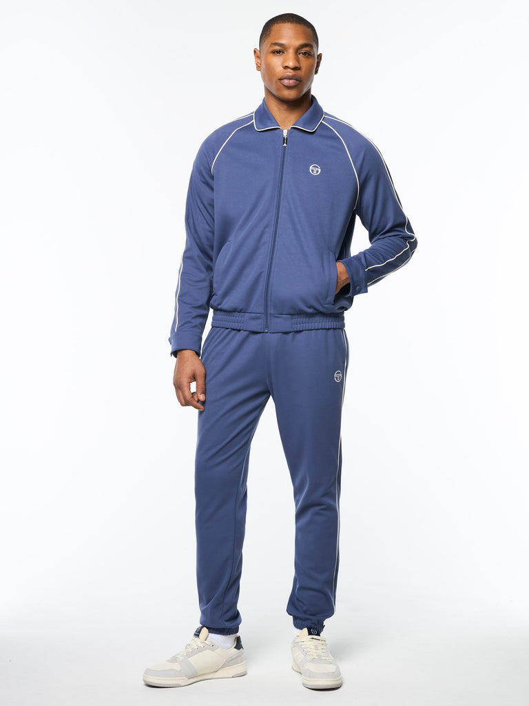 Ettore Track Jacket- Blue Indigo