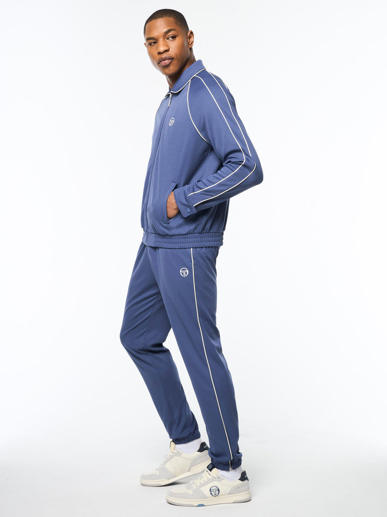 Ettore Track Jacket- Blue Indigo