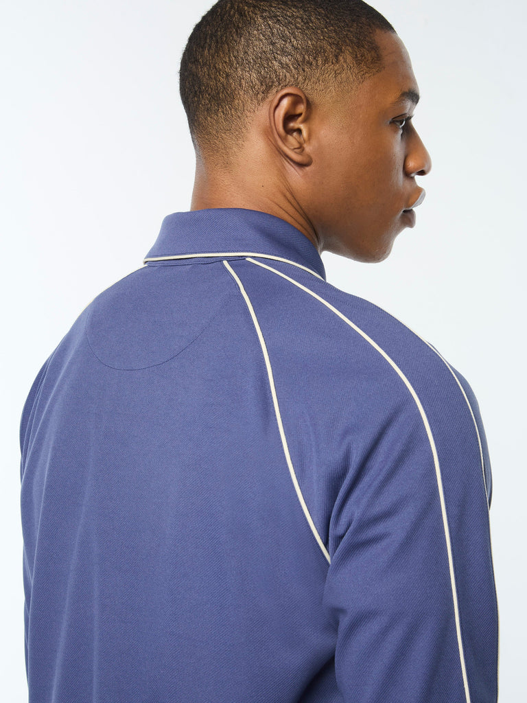 Ettore Track Jacket- Blue Indigo