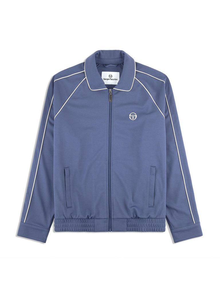 Ettore Track Jacket- Blue Indigo