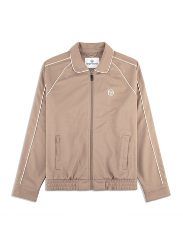 Ettore Track Jacket- Taupe Grey