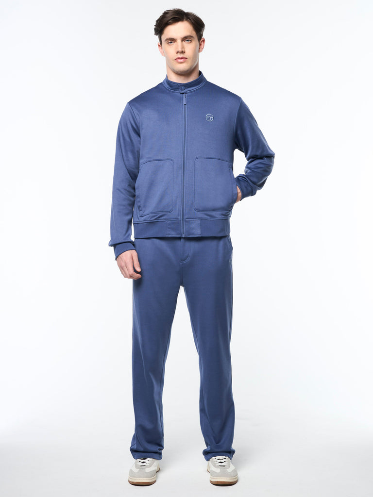 Sandro Track Jacket- Blue Indigo