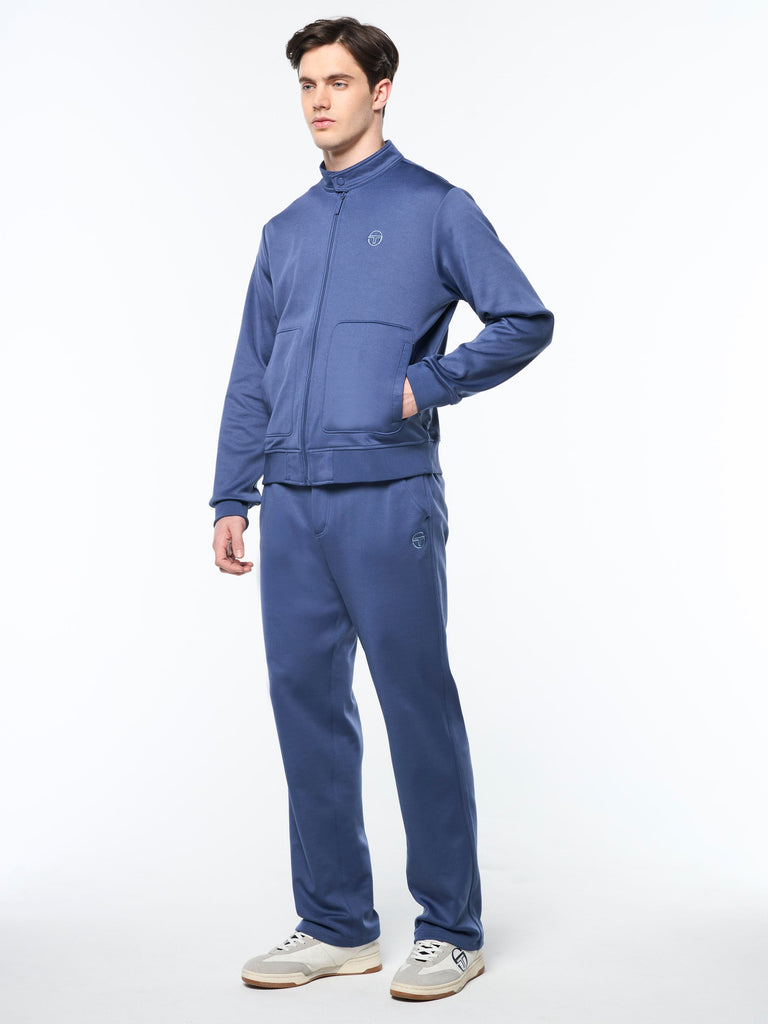 Sandro Track Jacket- Blue Indigo