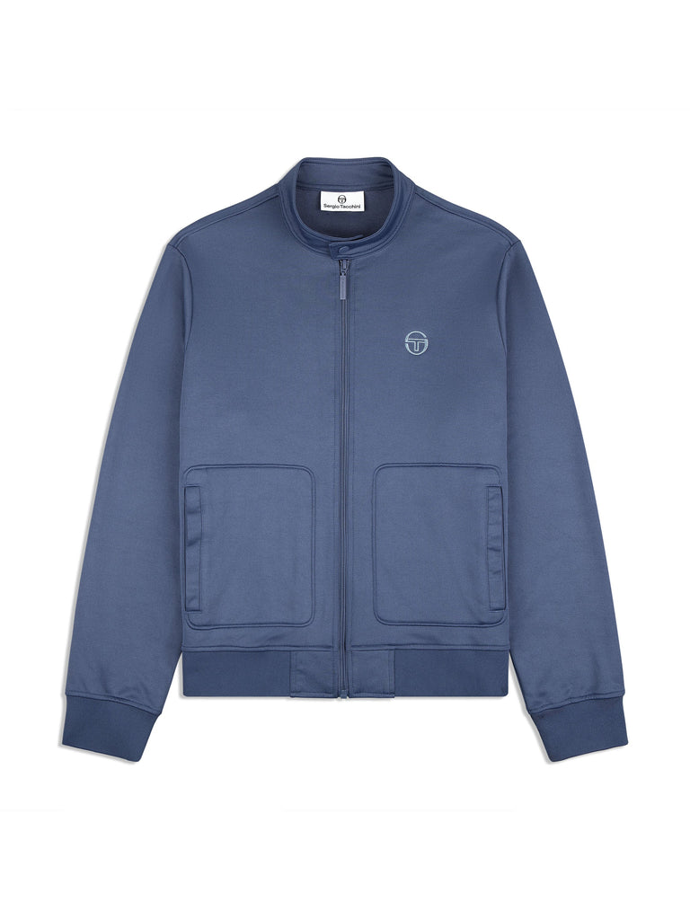 Sandro Track Jacket- Blue Indigo