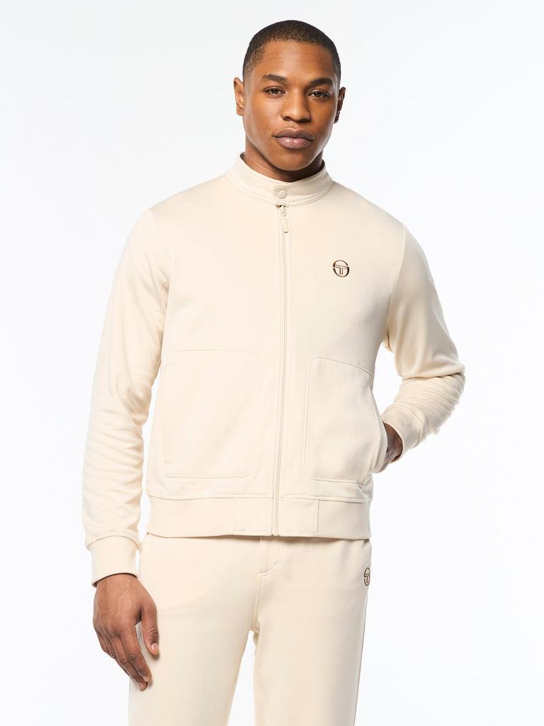 Sandro Track Jacket- Fog