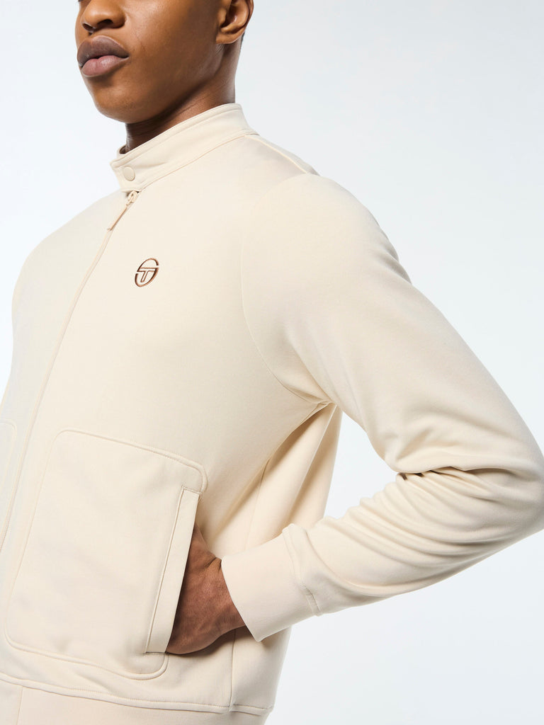 Sandro Track Jacket- Fog