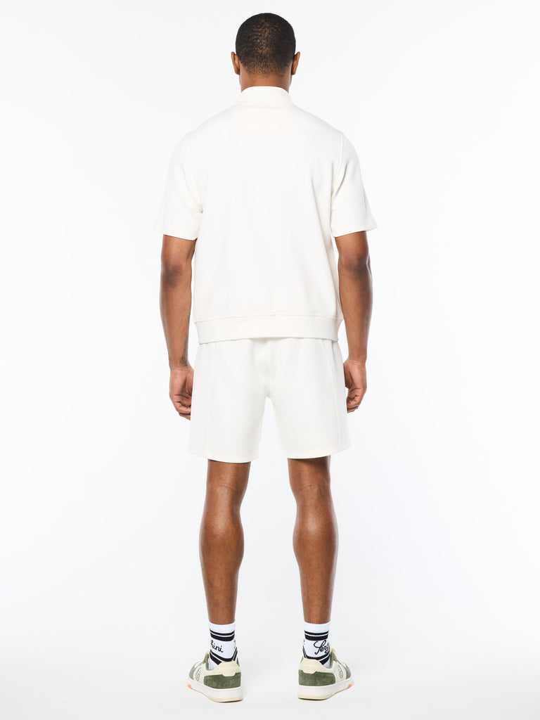 Urso Short Sleeve Track Jacket- Gardenia