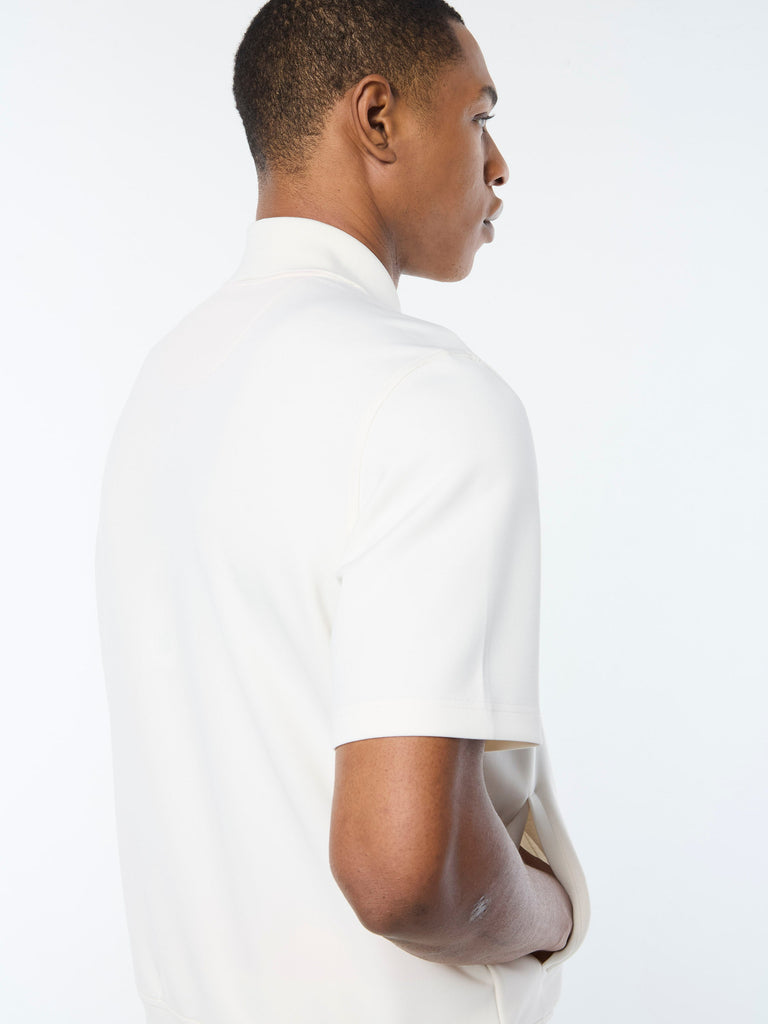 Urso Short Sleeve Track Jacket- Gardenia