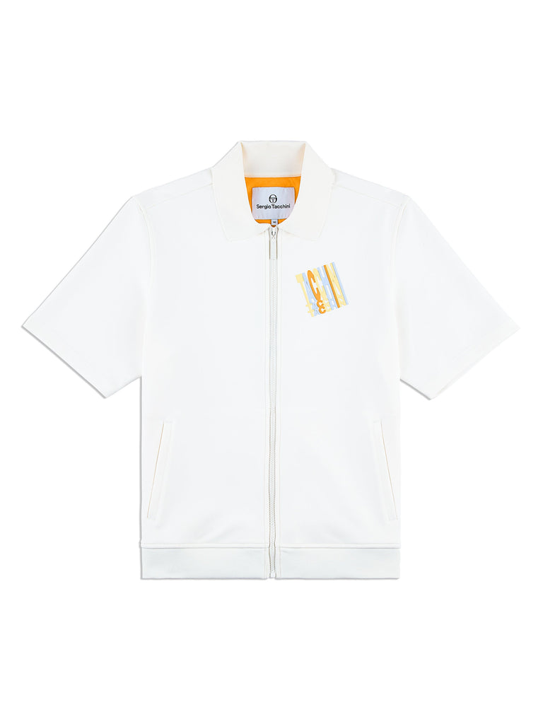 Urso Short Sleeve Track Jacket- Gardenia