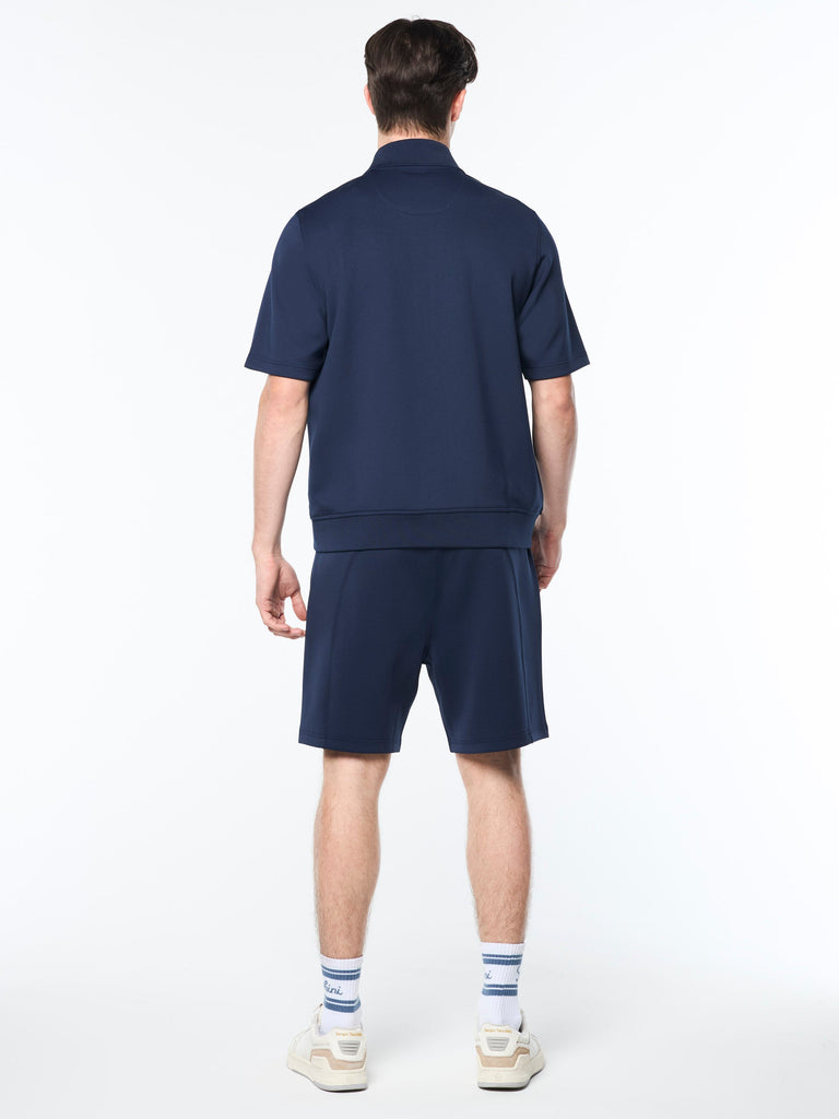 Urso Short Sleeve Track Jacket- Maritime Blue