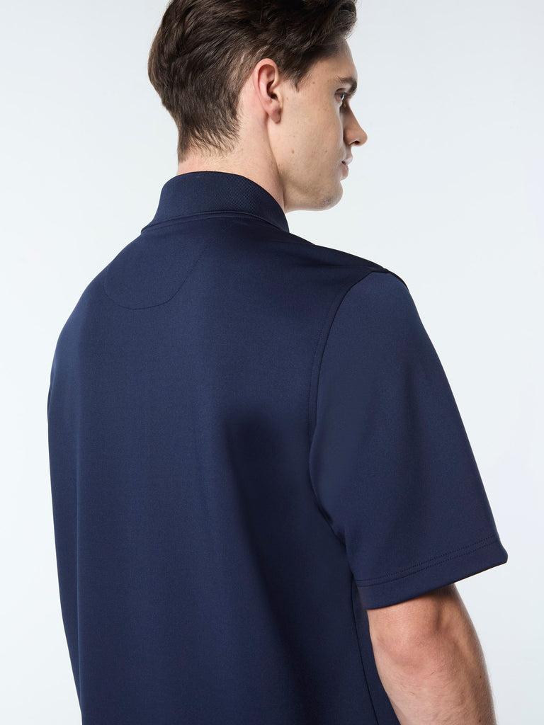 Urso Short Sleeve Track Jacket- Maritime Blue