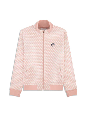 Paolo Knit Track Jacket- Pale Mauve