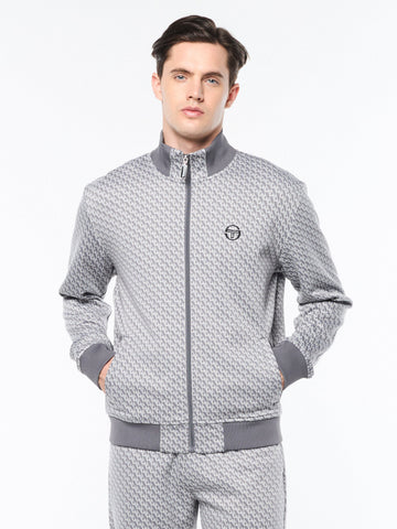 Paolo Knit Track Jacket- Quiet Shade