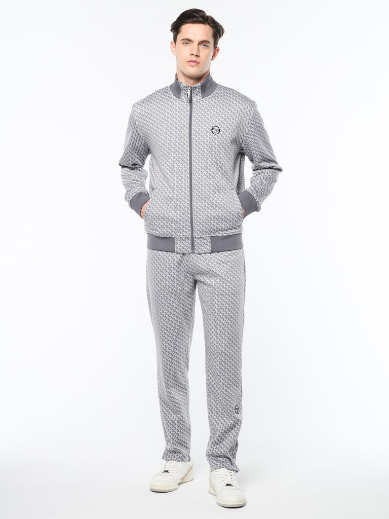 Paolo Knit Track Jacket- Quiet Shade