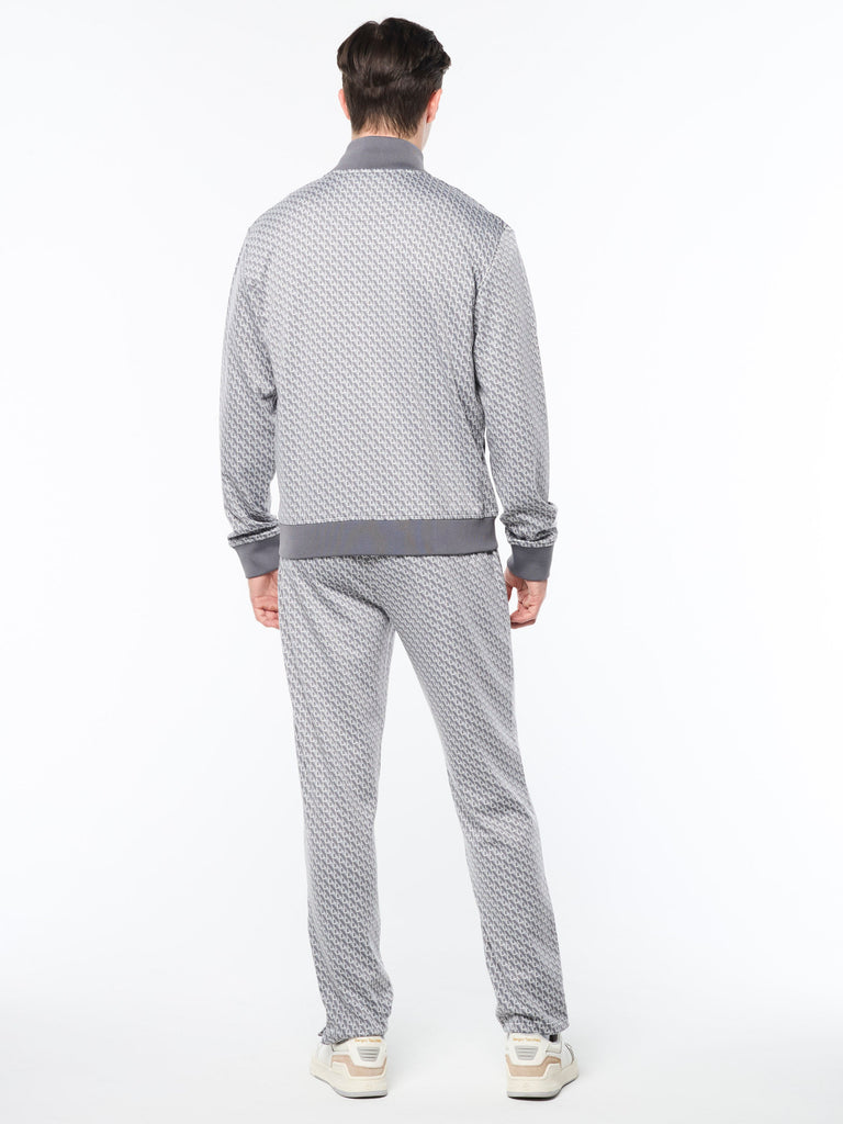 Paolo Knit Track Jacket- Quiet Shade