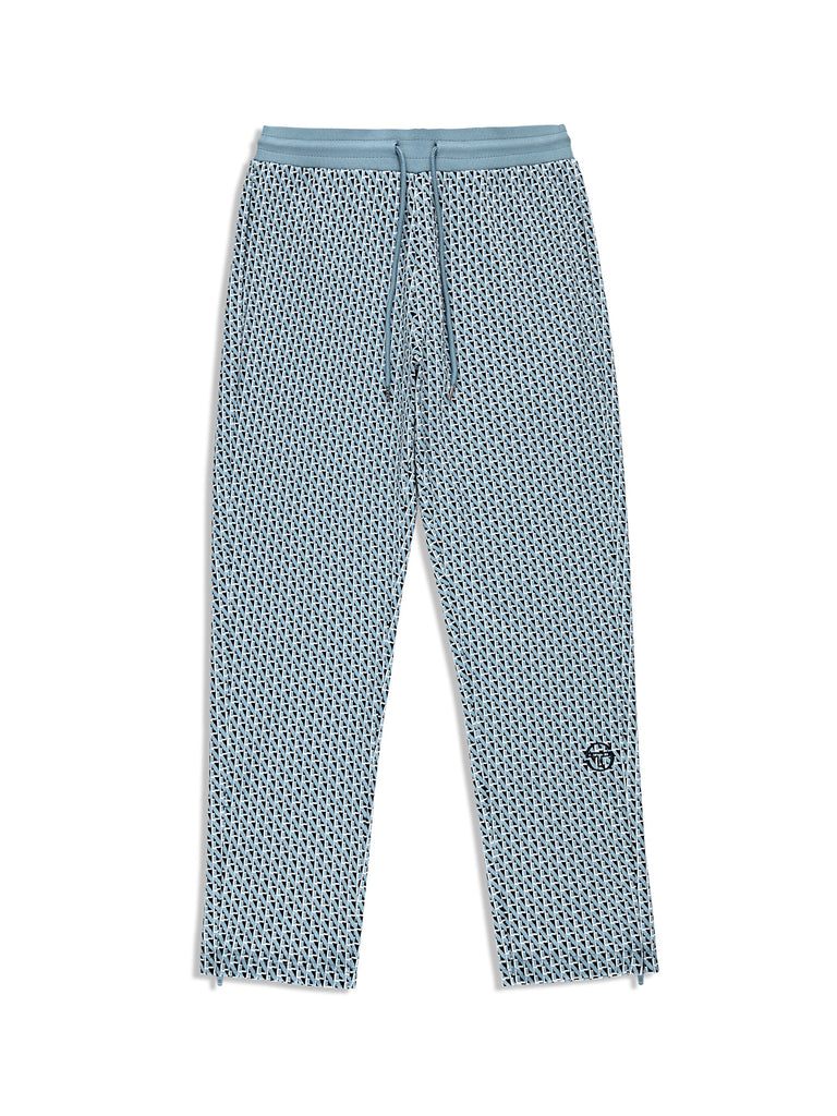 Paolo Knit Track Pant- Faded Denim