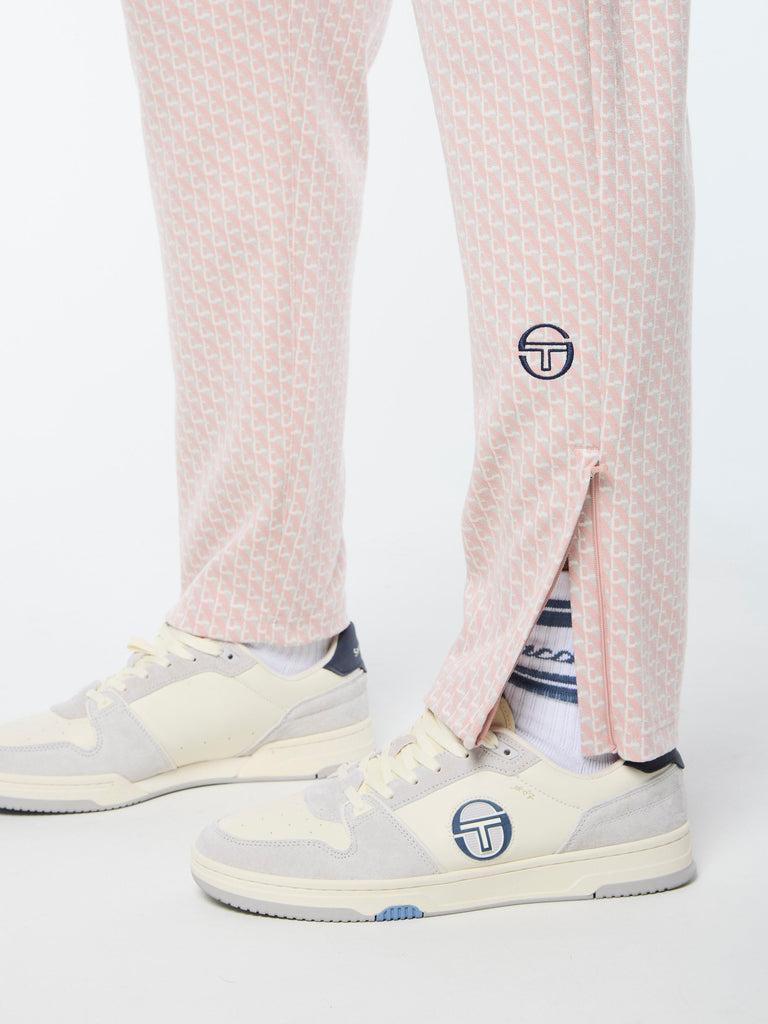 Paolo Knit Track Pant- Pale Mauve