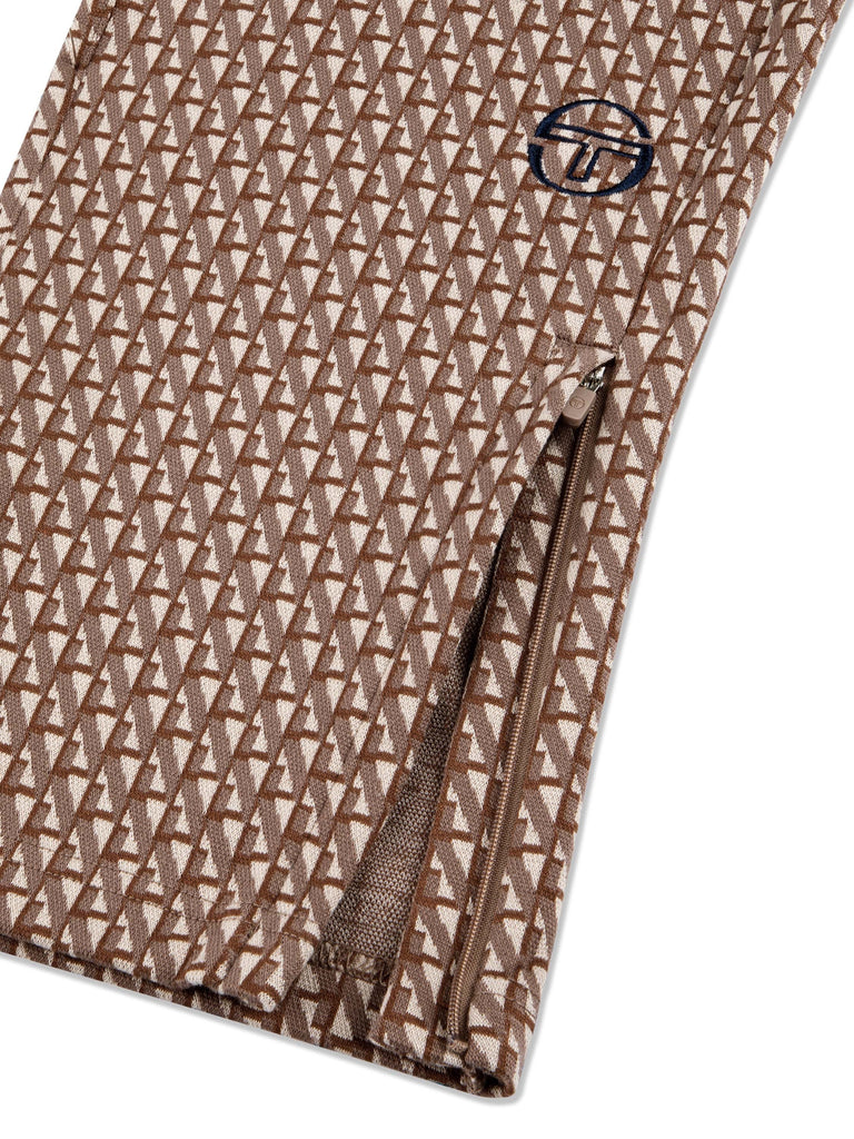 Paolo Knit Track Pant- Taupe Grey
