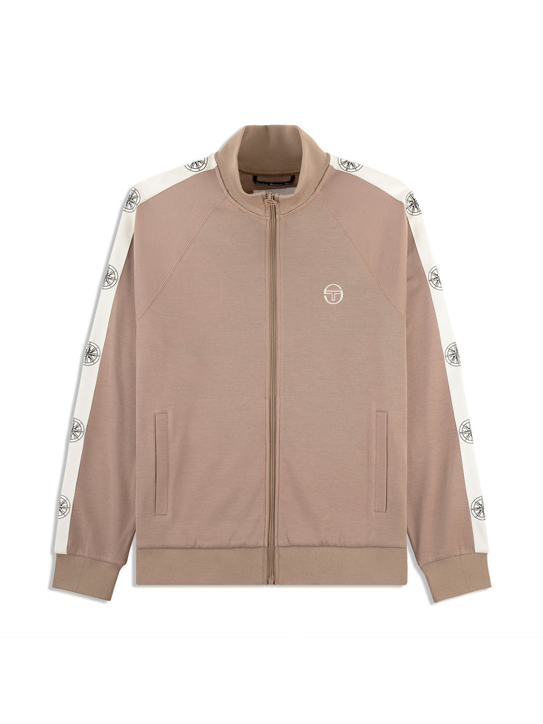 Bussola Track Jacket- Taupe Grey