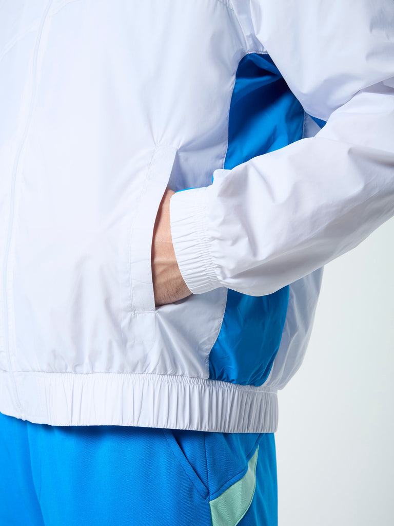 Luca Track Jacket- Brilliant White