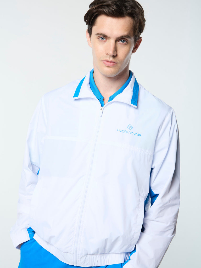 Luca Track Jacket- Brilliant White
