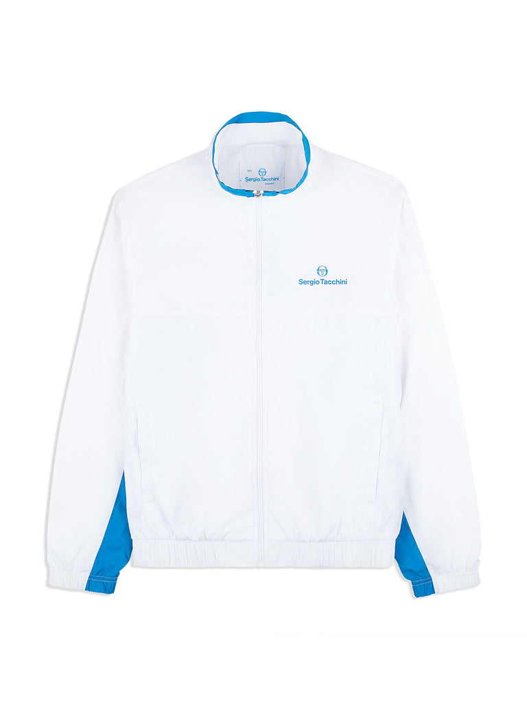 Luca Track Jacket- Brilliant White