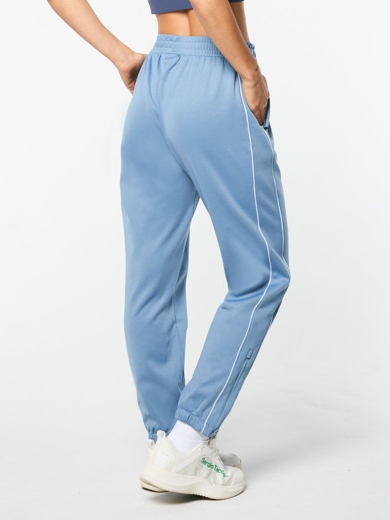 Miss Lioni Track Pant- Faded Denim