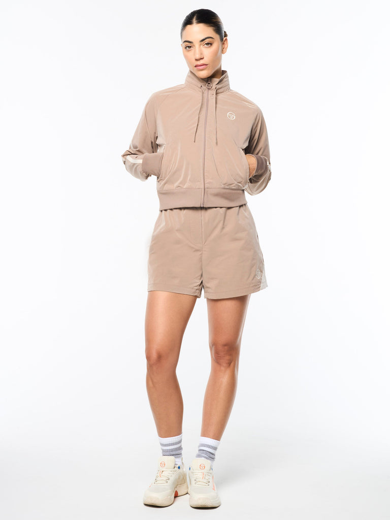 Pippa Track Jacket- Taupe Grey