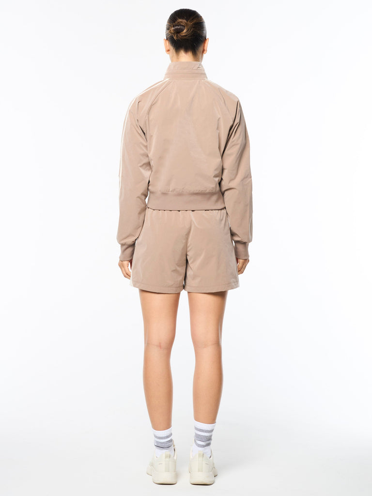 Pippa Track Jacket- Taupe Grey