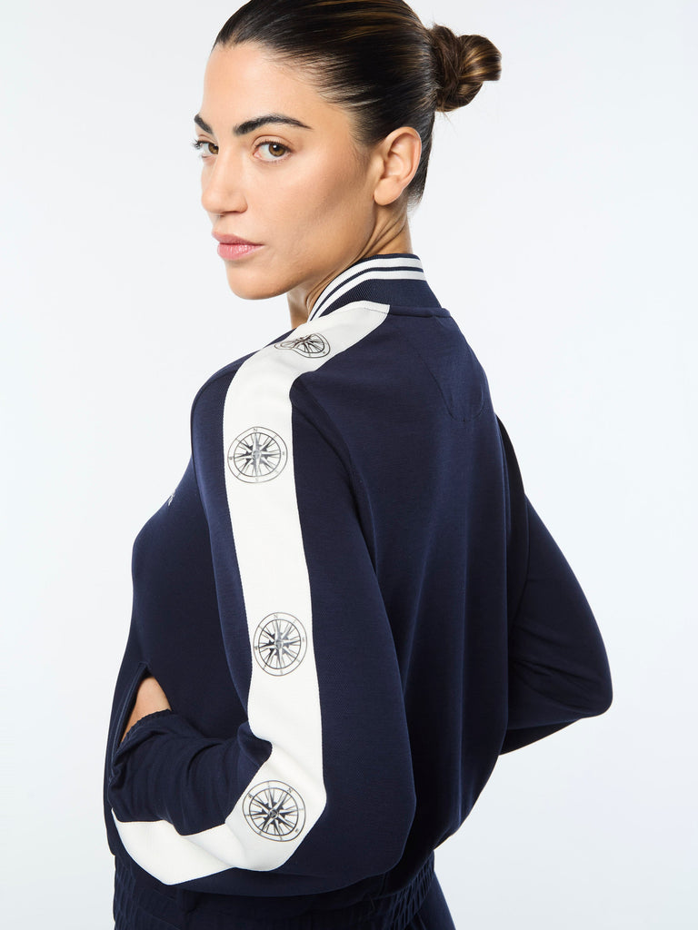 Women's Bussola Track Jacket- Maritime Blue