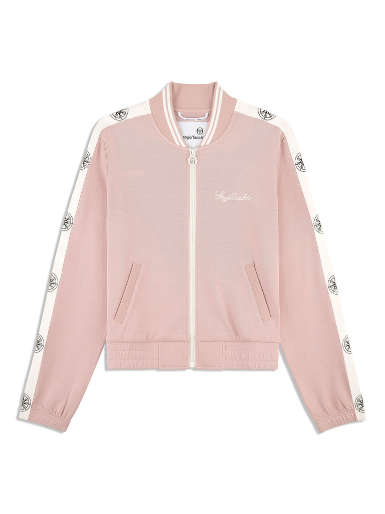 Women's Bussola Track Jacket- Pale Mauve