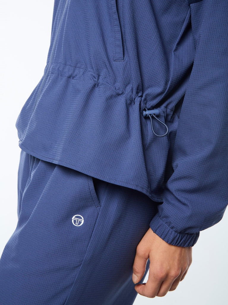 Luna Track Jacket- Blue Indigo