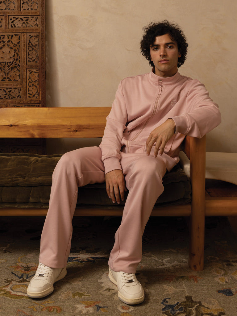 Sandro Track Jacket- Pale Mauve
