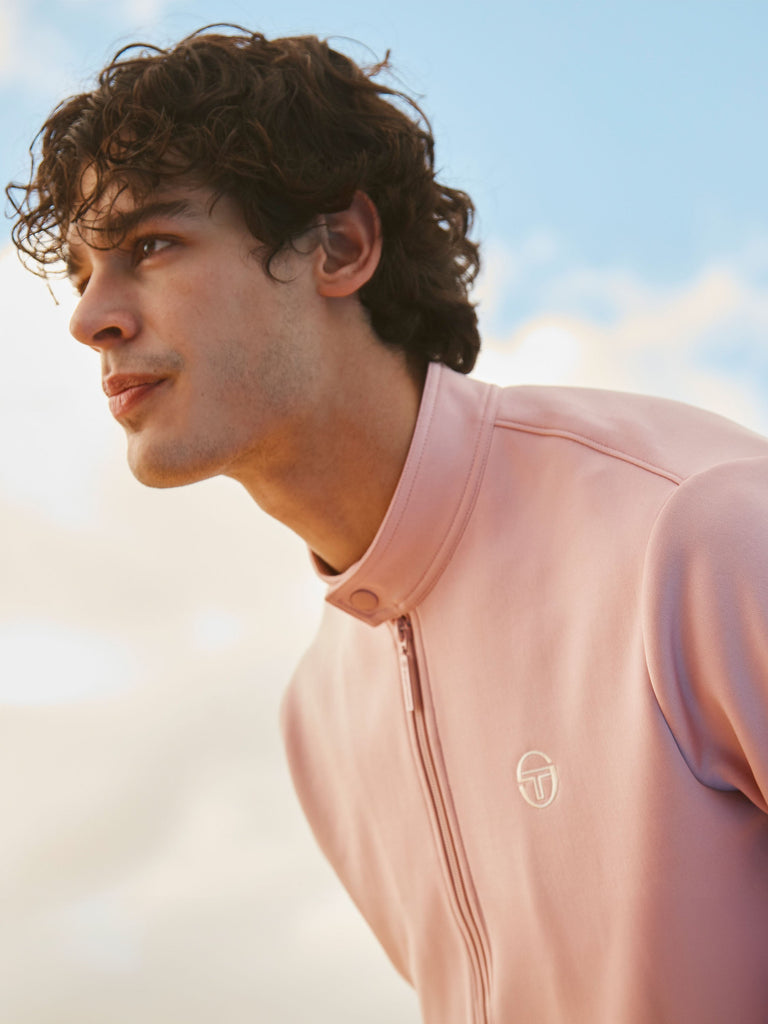 Sandro Track Jacket- Pale Mauve